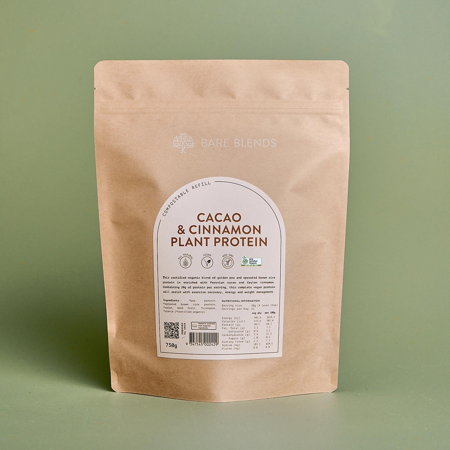 Cacao & Cinnamon Plant Protein